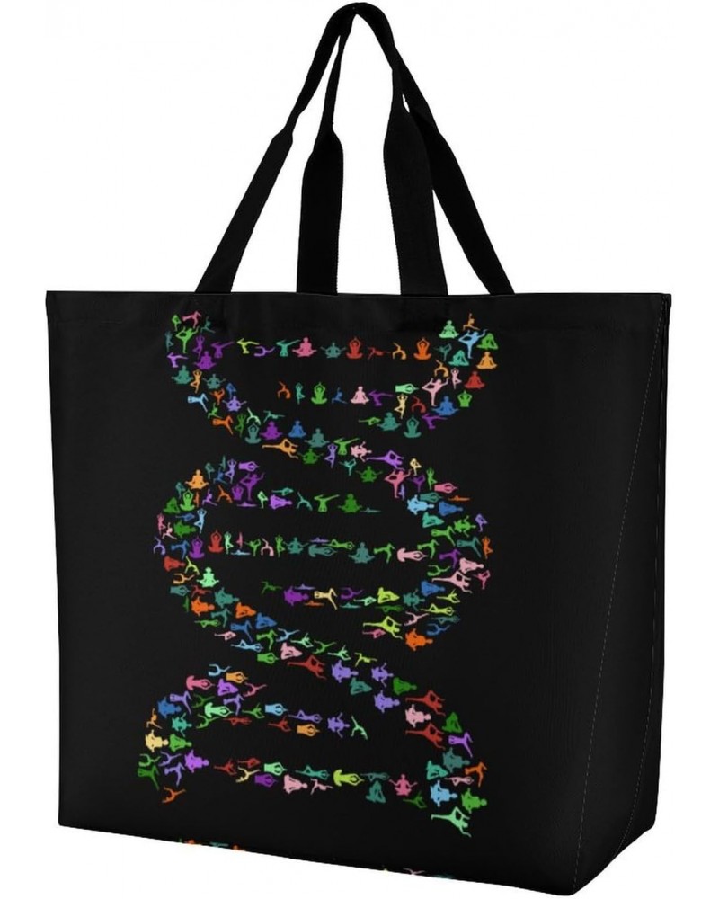 DNA Social Sequence Analysis Shoulder Shopping Bag Fashion Tote Bag Commuter Bags for Women $11.00 Totes