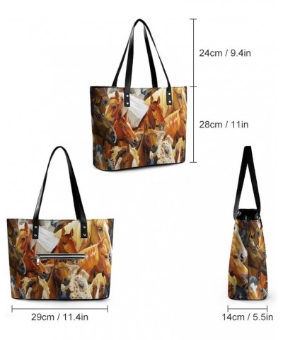 Large Tote Bag Fashion Portable Handbags With Zipper For Women And Men Color421 $17.35 Totes