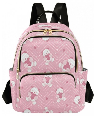 Women Backpack Purse Teddy Bear and Hearts Fashion Shoulder Bags Travel Backpack Small Daypacks S Medium $14.30 Backpacks