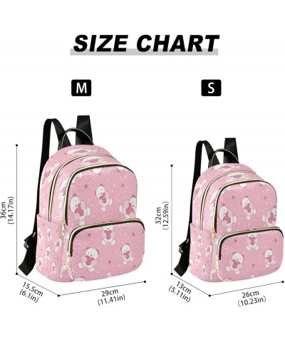 Women Backpack Purse Teddy Bear and Hearts Fashion Shoulder Bags Travel Backpack Small Daypacks S Medium $14.30 Backpacks