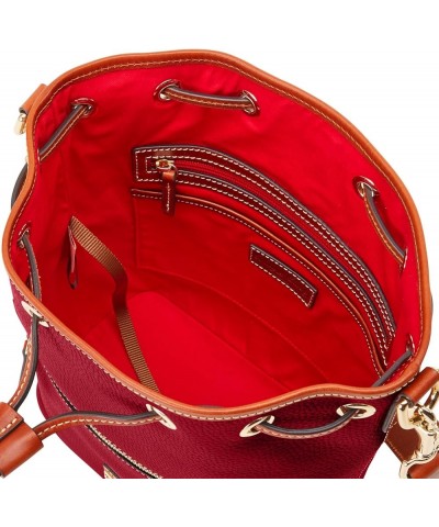 Handbag, Pebble Grain Drawstring Wine $60.14 Handbags