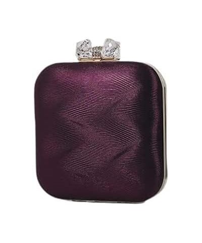 Women's Evening Handbags Evening Clutch Women's Diamond Evening Bag, Party Dress Clutch, Shoulder Bag Purple $23.65 Evening Bags