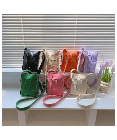 Woven Small Purse for Women Woven Crossbody Phone Bags Phone Purses Shoulder Purse Mini Shoulder Bag Khaki $13.60 Crossbody Bags