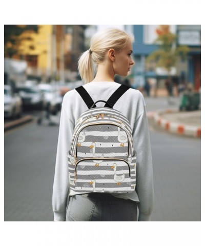 Women Backpack Purse Cute Duck Fashion Shoulder Bags Travel Backpack Small Daypacks M Small $15.60 Backpacks