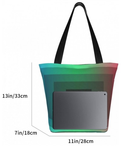 New Pansexual Pride Flag Women'S Casual One Shoulder Carry Shopping Bag Large Capacity Working Storage Handbag $16.86 Shoulde...