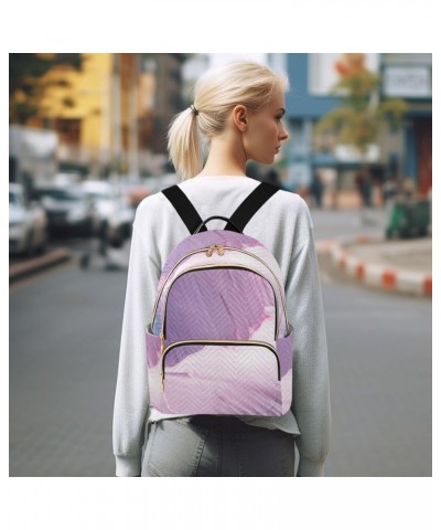 Black Gold Marble Women's Backpack Wallet Casual Small Backpack Fashion Women's Travel Bag School Backpack Color300 Small $15...