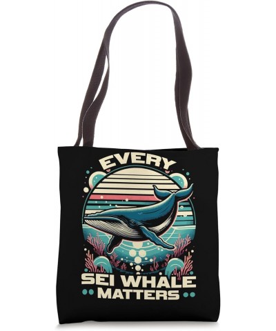 Endangered Species Sei Whale Animal Rights Activist Tote Bag $12.00 Totes