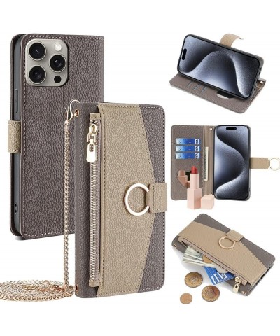 Case for IPhone X/XS Max Wallet Case Crossbody IPhone XR Bag with Card Holder Wallet Zipper Leather Purse Cover (Green,iPhone...