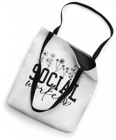 Funny Social Worker Appreciation Month love Social Work Tote Bag $12.95 Totes