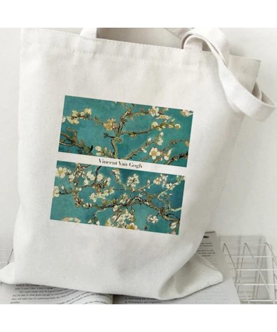 Oil Painting Funny Tote Bag For Women Large Capacity Shoulder Bag Beautiful Art Soft Satchel Bag Hobo Purse Print Style 17 $9...