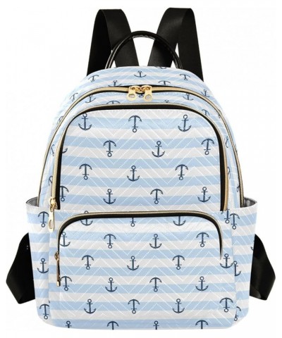 Anchor Backpack Purse for Women Small Mini Women's Fashion Backpack with Zipper Weekend Bag,M Medium $18.19 Backpacks