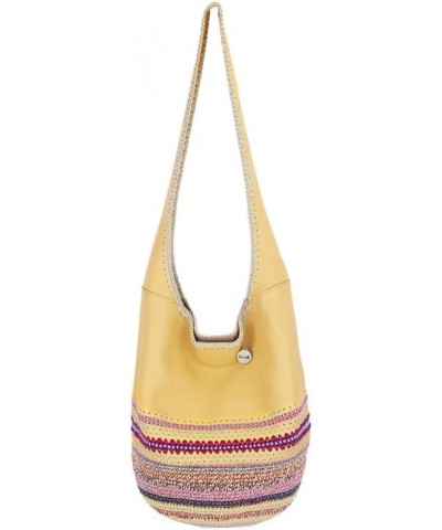 Back to Bali 120 Hobo in Crochet, Large Shoulder Purse with Single Strap Sunlight Seminyak $41.65 Hobo Bags