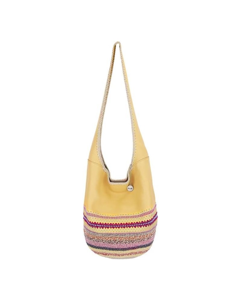 Back to Bali 120 Hobo in Crochet, Large Shoulder Purse with Single Strap Sunlight Seminyak $41.65 Hobo Bags