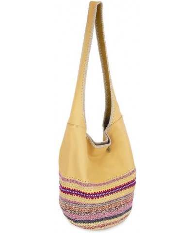 Back to Bali 120 Hobo in Crochet, Large Shoulder Purse with Single Strap Sunlight Seminyak $41.65 Hobo Bags