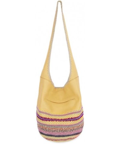 Back to Bali 120 Hobo in Crochet, Large Shoulder Purse with Single Strap Sunlight Seminyak $41.65 Hobo Bags