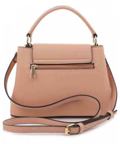 Women's Small Satchel Bag Classic Top Handle Purses Fashion Crossbody Handbags with Shoulder Strap Nude $27.11 Satchels