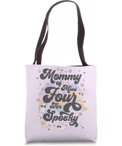 Mommy of Miss Four Ever Spooky 4th Birthday Party Halloween Tote Bag $11.88 Totes