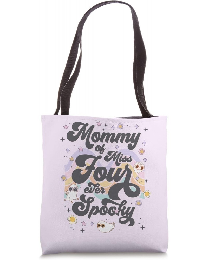 Mommy of Miss Four Ever Spooky 4th Birthday Party Halloween Tote Bag $11.88 Totes