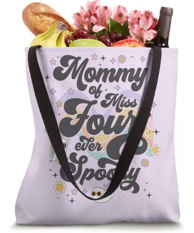 Mommy of Miss Four Ever Spooky 4th Birthday Party Halloween Tote Bag $11.88 Totes