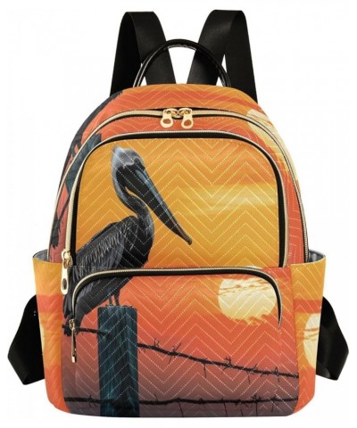 Pelican Fence Women's Backpack Purse Fashion Travel Anti Theft Backpack Casual Daypack for Work College,M Small $14.70 Backpacks