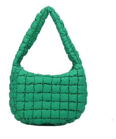 Puffer Tote Bag for Women Quilted Puffy Hobo Bag Lightweight Down Cotton Padded Shoulder Bag Trendy Padding Handbag Green $13...