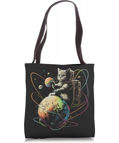 Funny astraunot cat Design cat lovers Cool space lover Tote Bag $12.85 Totes