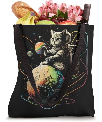 Funny astraunot cat Design cat lovers Cool space lover Tote Bag $12.85 Totes