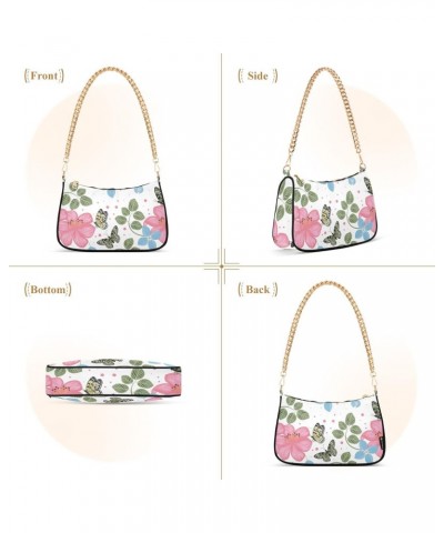 Beautiful Butterfly Shoulder Bag for Women Small Purse Fashion Clutch Handbag Prom Purse with Chain Strap for Sister $14.10 S...