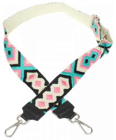 Womens Shoulder Strap Wide Cross body Replacement Adjustable Aztec Black Teal $27.58 Shoulder Bags