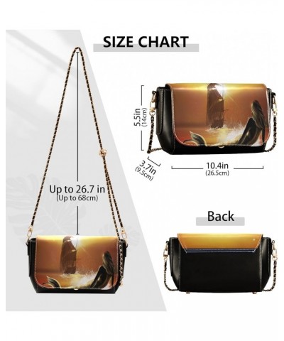 Crossbody Bags for Women Trendy Women's Black Shoulder Bag Small PU Leather Flap Cross Body Bag Handbags Pattern5 $17.21 Cros...