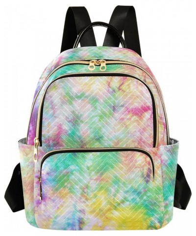 Women Backpack Classic Tie Dye Durable Travel Backpack Lightweight Handbag Lady Purse Roomy Double Zipper Weekend Bag for Eve...