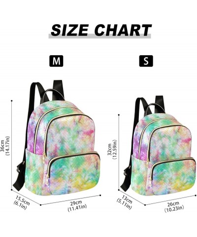 Women Backpack Classic Tie Dye Durable Travel Backpack Lightweight Handbag Lady Purse Roomy Double Zipper Weekend Bag for Eve...