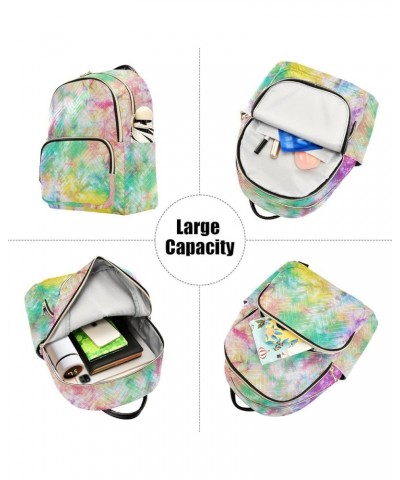 Women Backpack Classic Tie Dye Durable Travel Backpack Lightweight Handbag Lady Purse Roomy Double Zipper Weekend Bag for Eve...