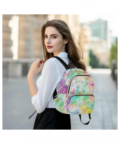 Women Backpack Classic Tie Dye Durable Travel Backpack Lightweight Handbag Lady Purse Roomy Double Zipper Weekend Bag for Eve...