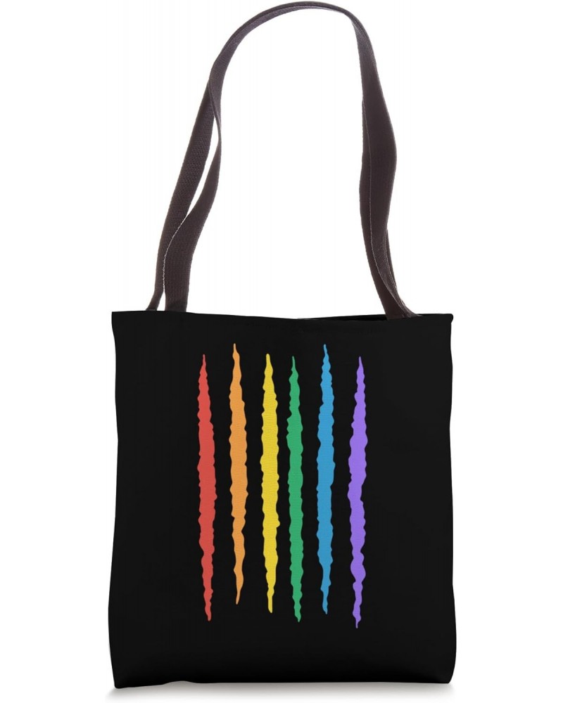 Pride Cat Claw Marks Tote Bag $12.00 Totes