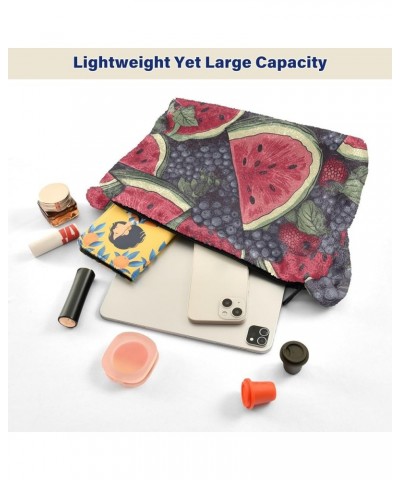 Different Red White Candies Plush Bag, Women Handbags, Shoulder Bags for Women American July 4 Watermelon Creative 4 $11.49 S...