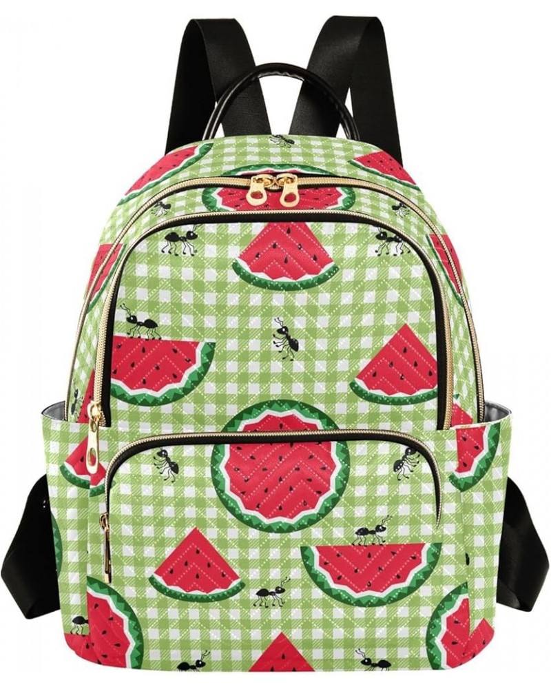 Cute Ants and Slices Of Juicy Watermelon Casual Fashion Polyester Travel Rucksack Shoulder Bag Color Medium $19.23 Backpacks