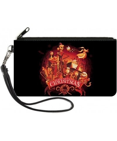 Disney Wallet, Zip Pouch, The Nightmare Before Christmas We Wish You a Scary Christmas, Canvas 6.5" x 3.5 $9.85 Clutches