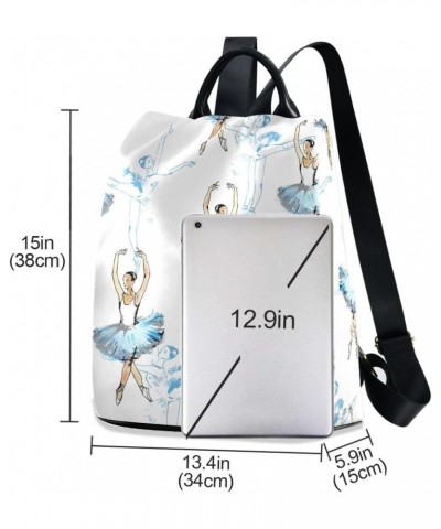 Backpack Purse for Women Fashion Travel Anti-theft Ballet Dancers 1 Daypack Casual Shoulder Bag Medium Size $20.94 Backpacks