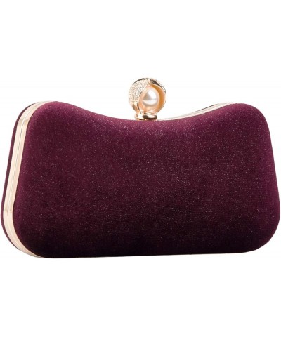 Crossbody Clutch Evening Bag for Women Formal Classic Clutch Handbag Purse Totes Red Wine 1 $13.73 Evening Bags