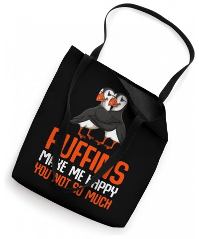 Puffins Make Me Happy Kids Girls Women Puffin Bird Tote Bag $12.39 Totes