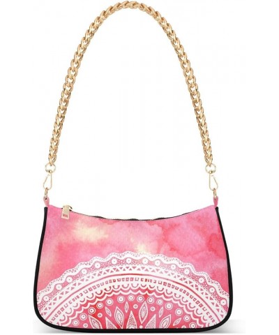 Women Handbag Purses Mandala Flower Chain Shoulder bag Chain Clutch Tote Handbags Hobo Shoulder Bag Pattern 368 $14.70 Should...