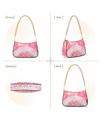 Women Handbag Purses Mandala Flower Chain Shoulder bag Chain Clutch Tote Handbags Hobo Shoulder Bag Pattern 368 $14.70 Should...