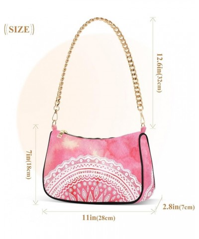 Women Handbag Purses Mandala Flower Chain Shoulder bag Chain Clutch Tote Handbags Hobo Shoulder Bag Pattern 368 $14.70 Should...