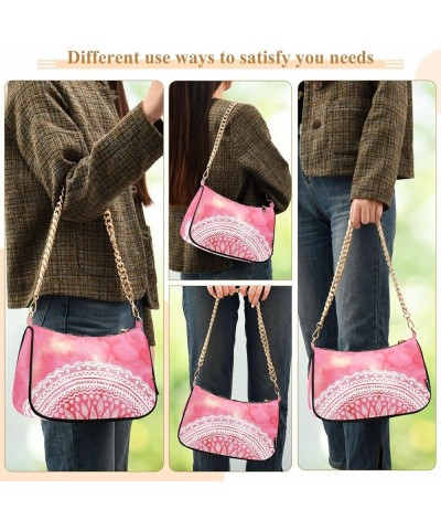 Women Handbag Purses Mandala Flower Chain Shoulder bag Chain Clutch Tote Handbags Hobo Shoulder Bag Pattern 368 $14.70 Should...