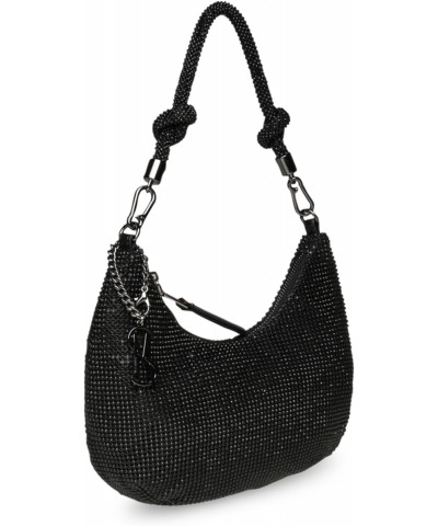 Kaya Rhinestone Hobo Bag, Black $42.03 Hobo Bags