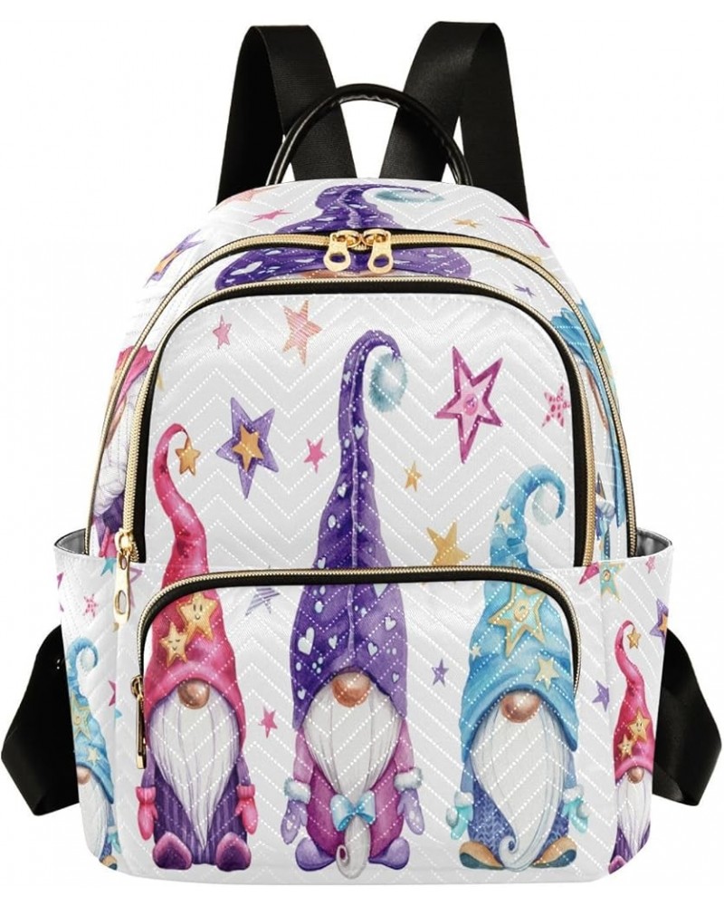 Fashion Backpack Mini Backpack Purse Casual Daily Backpack Magic Gnomes for Travel for College Work Multi 3 Medium $14.40 Bac...