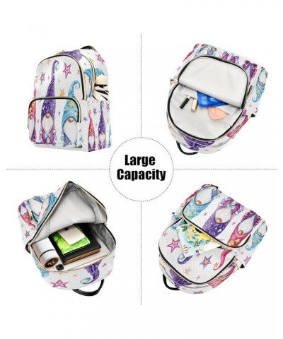 Fashion Backpack Mini Backpack Purse Casual Daily Backpack Magic Gnomes for Travel for College Work Multi 3 Medium $14.40 Bac...