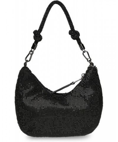 Kaya Rhinestone Hobo Bag, Black $42.03 Hobo Bags