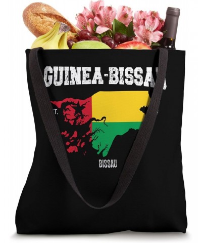 Guinea-Bissau Flag and Map, National Flag Tote Bag $12.31 Totes